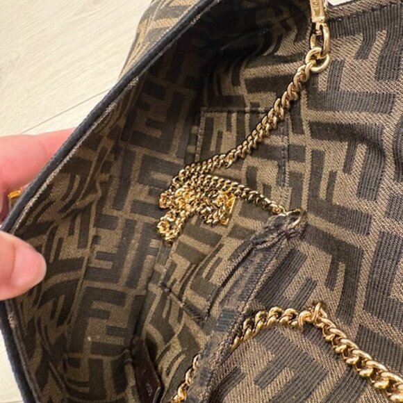 Fendi Baguette Mini Fabric Brown - Picture 11 of 11